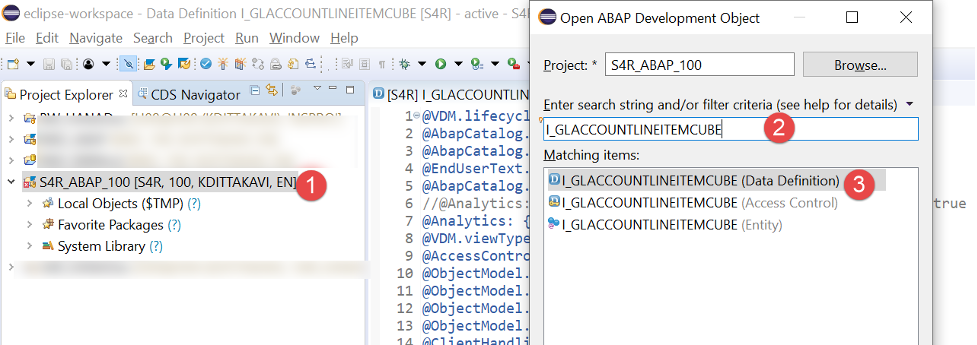 Find the underlying Bex Query SAP Fiori CDS View