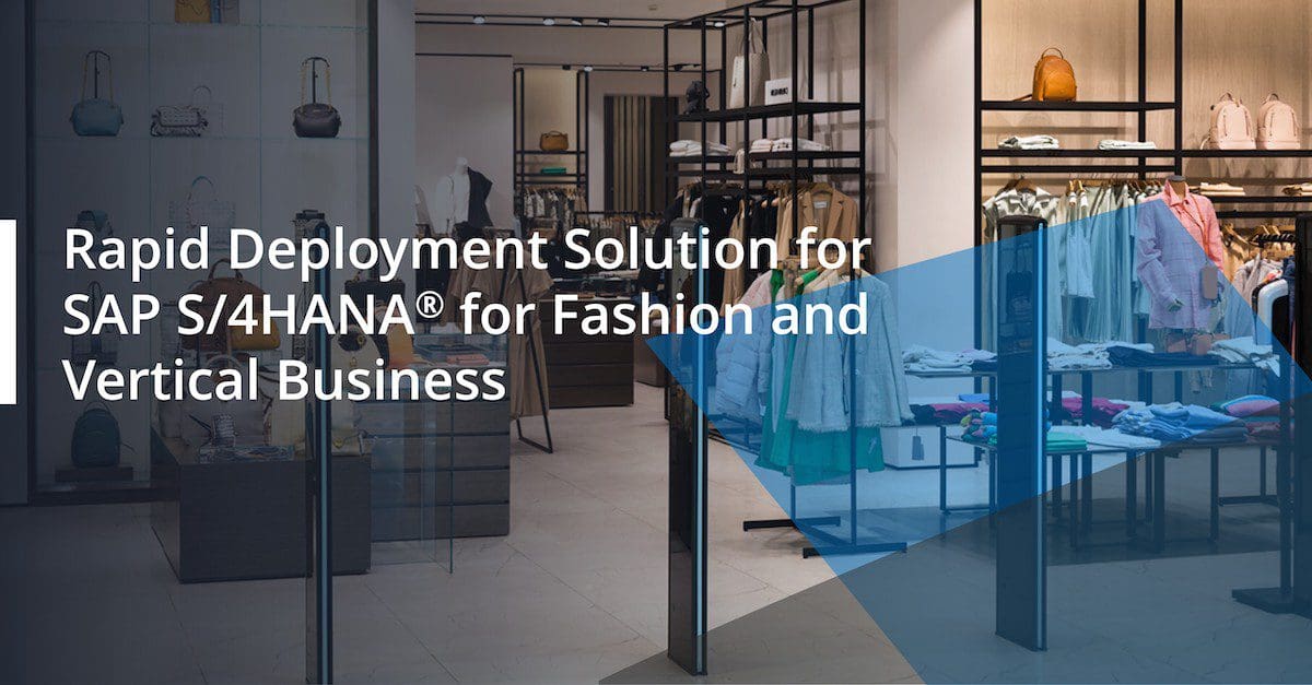 Rizing's attune Fashion Suite is a rapid deployment solution for SAP S/4HANA for Fashion and Vertical Business.