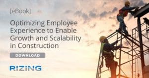Ebook: Improving the employee experience in the construction industry.