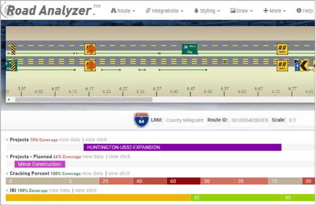 SAP and GIS Data serving the road maintenance industry.